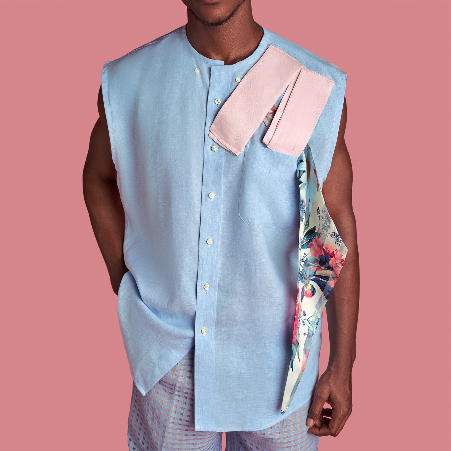 Ita Upcycled Floral Shirt