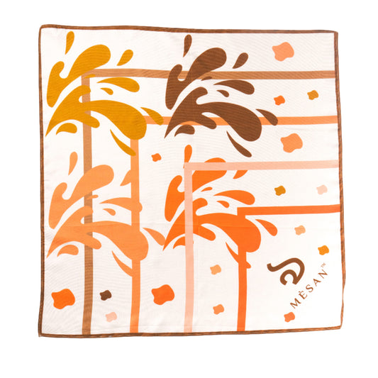 Mèsan Sunrise Mulberry Silk Scarf