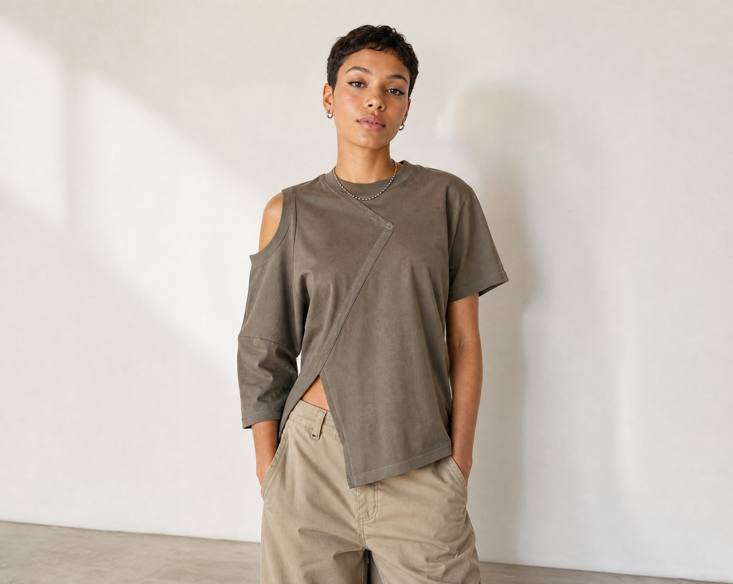 All Gender Deconstructed Cotton Tshirt