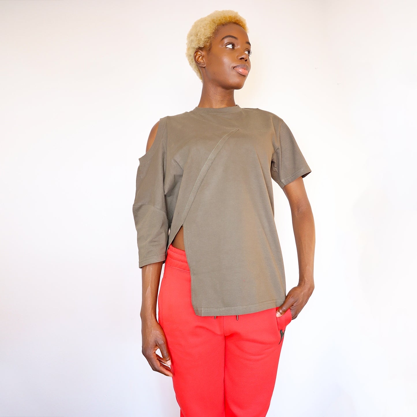 All Gender Deconstructed Cotton Tshirt