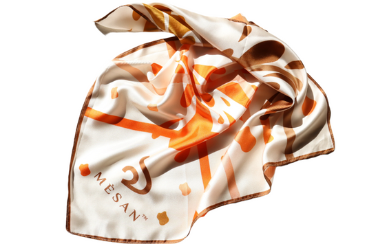 Mèsan Sunrise Mulberry Silk Scarf