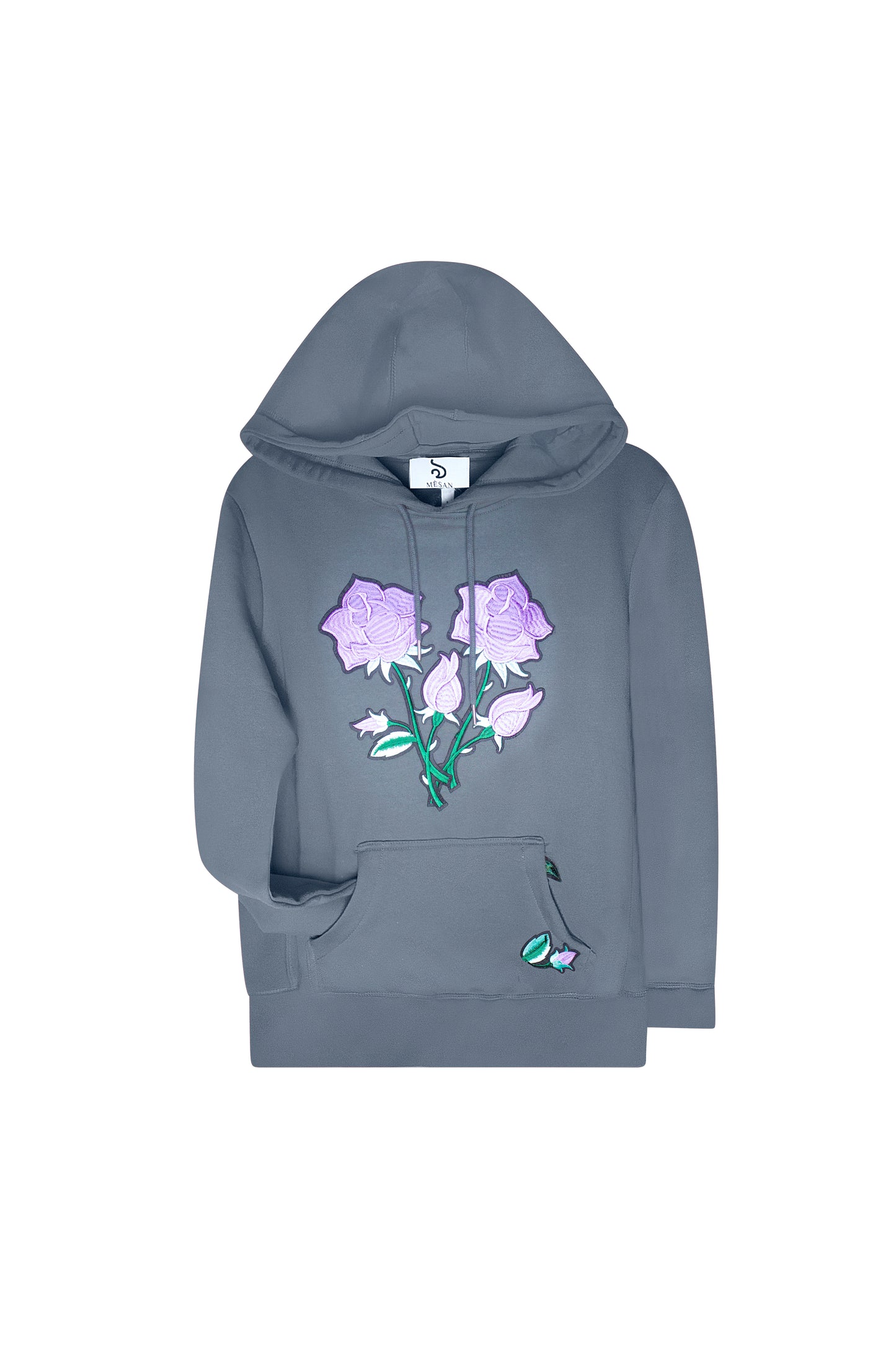 Floral Organic Cotton Grey Sweatshirt