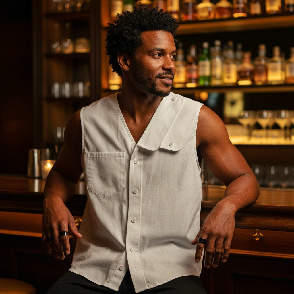 Double Cuff Cotton Shirt